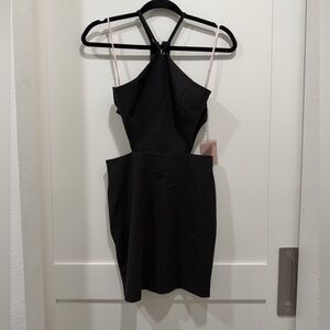 slim fit dress slacks Sequin Mini Dress Black / Xs main image 0